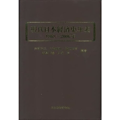 現代日本経済史年表　１８６８～２００６年