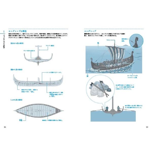 ヴァイキング解剖図鑑 中世ヨーロッパを席巻した「海の覇者」 通販