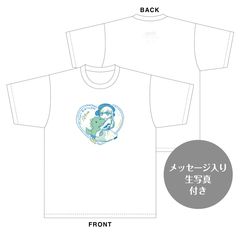 【SKE48】太田彩夏　生誕記念Tシャツ(M)＆メッセージ入り生写真（2025年8月度）