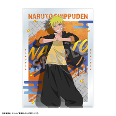 NARUTO-ナルト- 疾風伝 A4シングルクリアファイル　うずまきナルト／学園（2026年6月以降発売予定）