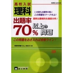 高校入試理科　出題率７０％以上の問題