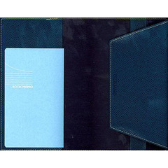 ２０３．ブックマム　新書サイズ　ネイビー