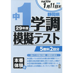 平２９　静岡県中１学調模擬テスト