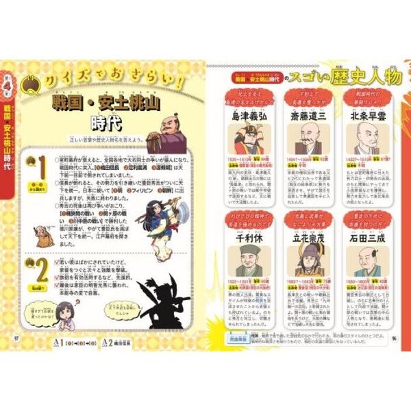 るるぶマンガとクイズで楽しく学ぶ！日本の歴史人物伝 136人の人生