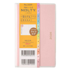 ＰＡＧＥＭ　ｂｙ　ＮＯＬＴＹ　ペイジェムウィークリーコンパクト－ｉレフト日曜（ピンク）［２２０９］　２０２６年１月始まり