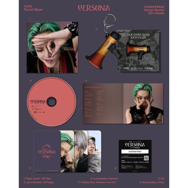 YUTA／PERSONA（初回生産限定盤 Venom Version／CD＋α） 通販｜セブン