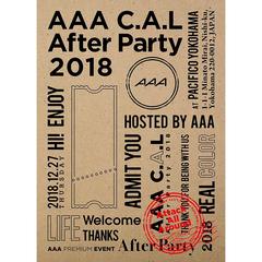 AAA／AAA C.A.L After Party 2018（Ｂｌｕ?ｒａｙ）
