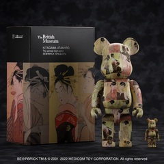 The British Museum BE@RBRICK KITAGAWA UTAMARO ”Toji zensei bijin-zoroi” 100% & 400%【抽選販売（当選者のみ購入可能）】
