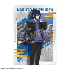 NARUTO-ナルト- 疾風伝 A4シングルクリアファイル　うちはサスケ／学園（2026年6月以降発売予定）