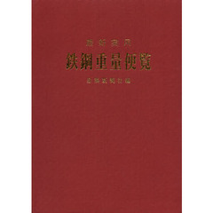 最新実用　鉄鋼重量便覧　３６版