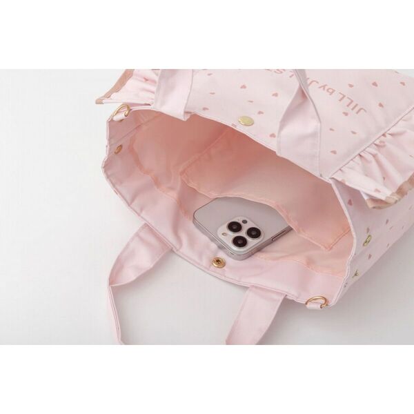JILL by JILL STUART BOOK ハートフリルバッグ GRAY ver. | 商品