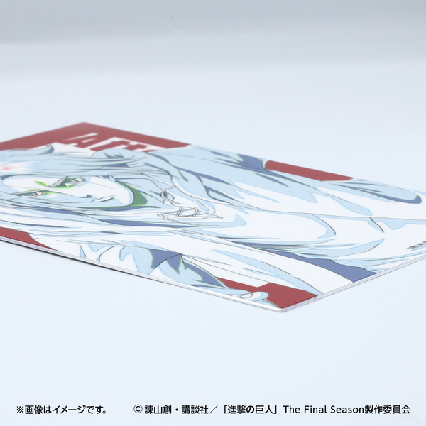 進撃の巨人　メタルディスプレイ　場面カット1、3 TVアニメ『進撃の巨人』The Final Season メタルディスプレイ