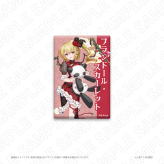 東方Project　＜チャイナドレス風衣装＞　スクエア缶バッジ（フランドール・スカーレット）