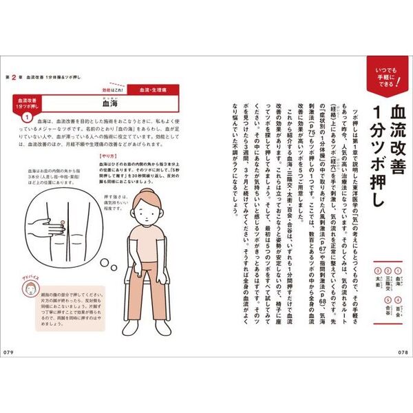 1分で血流はよくなる！ 1分のかんたん体操で不調がスッキリ