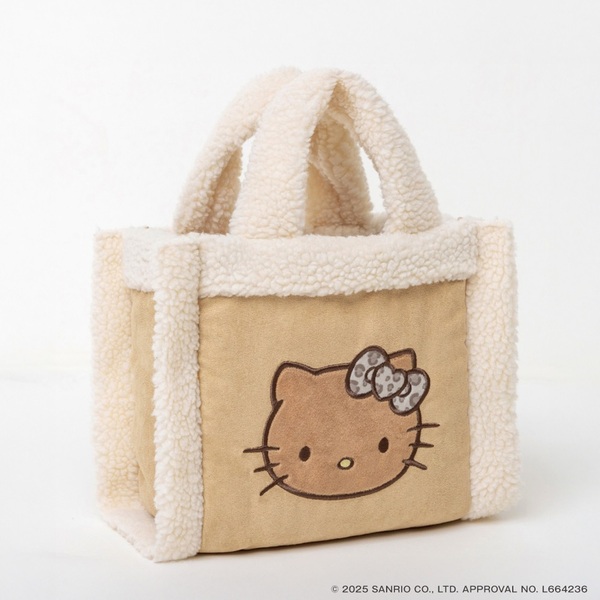 HELLO KITTY フェイクムートンバッグBOOK creamy brown ver.（セブン