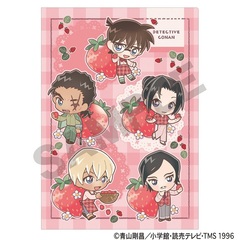 名探偵コナンボッチくんシリーズ缶バッジクリアファイルセットセブンネット