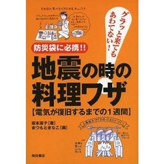 地震の時の料理ワザ　グラっと来てもあわてない！　防災袋に必携！！　電気が復旧するまでの１週間