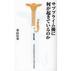 サブプライム後に何が起きているのか