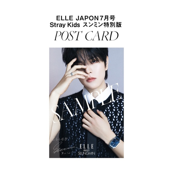 Stray kids shop サイン スンミン　ポストカード Stray kids shop サイン スンミンポストカード
