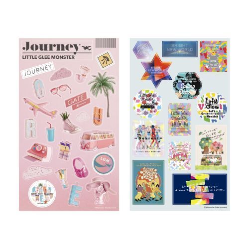 安価 Little Glee Monster/Journey ノート＆ステッカーセット/ブルー 邦楽