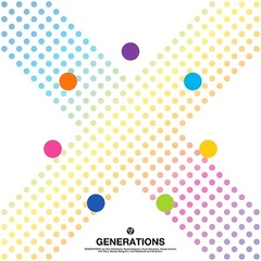 GENERATIONS from EXILE TRIBE／Ｘ（TYPE-B通常盤／CD+Blu-ray）（セブンネット限定特典：アクリルキーホルダー（全7種(各メンバー1種)よりランダム））