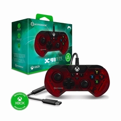 Xbox One / Xbox Series X|S/PC(Windows10･11)　Ｘ９１　ＩＣＥ　有線コントローラー　Ｒｕｂｙ　Ｒｅｄ