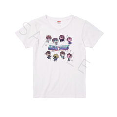 アニメ『銀河特急 ミルキー☆サブウェイ』 Tシャツ(ちぽっけ) TD(集合) ホワイト Mサイズ（2026年6月以降発売予定）