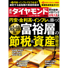 富裕層の節税＆資産防衛術 (週刊ダイヤモンド 2022年 11/12・19合併号)