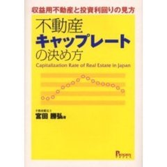 不動産キャップレートの決め方　収益用不動産と投資利回りの見方