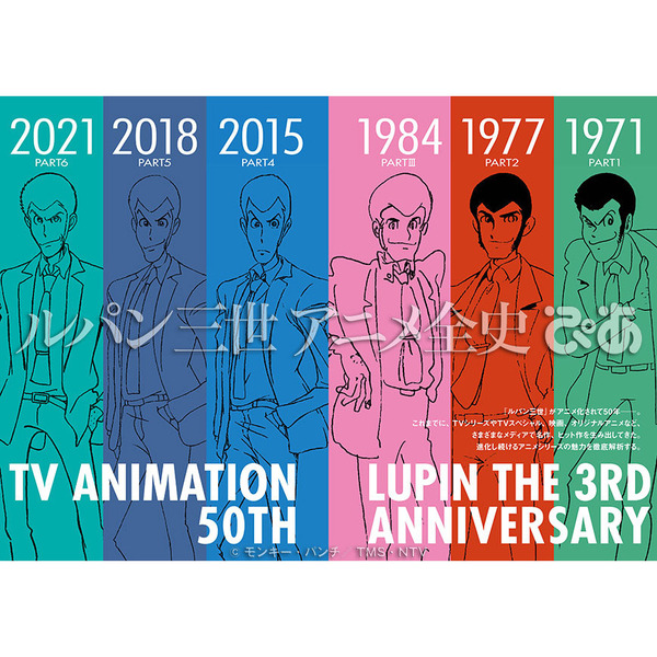 〈放送開始５０周年〉進化し続けるアニメシリーズの魅力を徹底解析　ルパン三世アニメ全史ぴあ　通販｜セブンネットショッピング