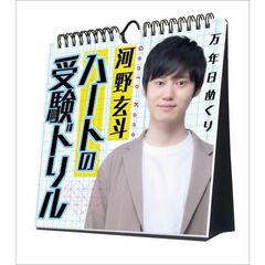 河野玄斗「ハートの受験ドリル」万年日めくりカレンダー 卓上/壁掛 2025年カレンダー