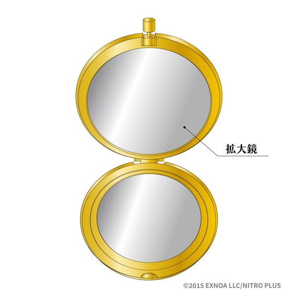 鶴丸国永 櫛 鏡 セブンネット 刀剣乱舞 セブンネット限定】刀剣乱舞ONLINE 木製丸型櫛＋コンパクトミラー | j
