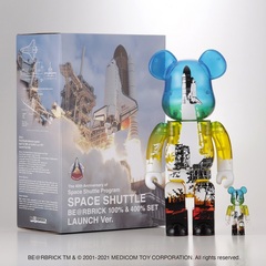 SPACE SHUTTLE BE@RBRICK LAUNCH Ver. 100% & 400%