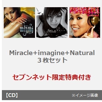 MINMI／Miracle+imagine+Natural 3枚セット（セブンネット限定特典：トート型エコバッグ）（外付特典：ポストカード×3）  通販｜セブンネットショッピング