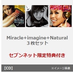 MINMI／Miracle+imagine+Natural　3枚セット（セブンネット限定特典：トート型エコバッグ）（外付特典：ポストカード×3）