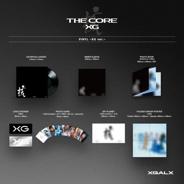 XG／THE CORE - 核（VINYL XG ver.／LP）（アナログ盤） 通販｜セブン