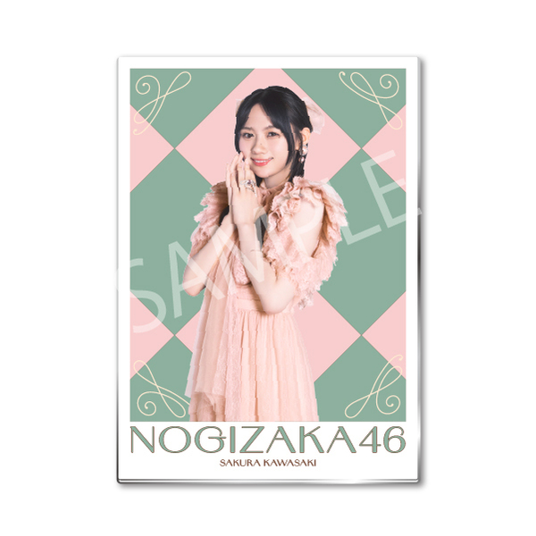 乃木坂46】メタルディスプレイ「川崎 桜」（セブンネットショッピング