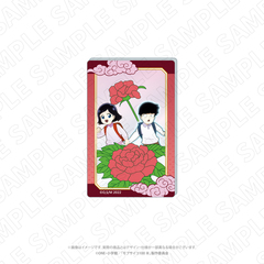 キャラディショナルトイ　モブサイコ100 III　花札柄アクリルカード（影山茂夫・高嶺ツボミ）