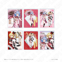 東方Project　＜チャイナドレス風衣装＞　トレーディングアクリルカード　Vol.2　コンプリートセット（全6種入り）