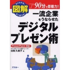 一流企業をうならせたデジタルプレゼン術　図解　９０分で即戦力！　すぐわかる！すぐ使える！