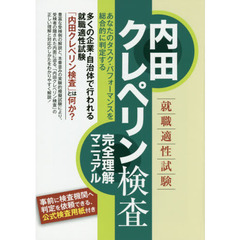 就職適性試験内田クレペリン検査完全理解マニュアル　〔２０１５〕