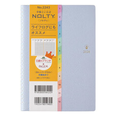 王様のブランチ×ＰＡＧＥＭ　ｂｙ　ＮＯＬＴＹ　ペイジェムウィークリーＢ６－ｉバーチカル月曜（セレストブルー）［２２４３］　２０２６年１月始まり