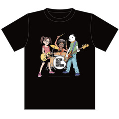 ビクターロック祭り2015公式グッズ Tシャツ ブラック(バンド) S
