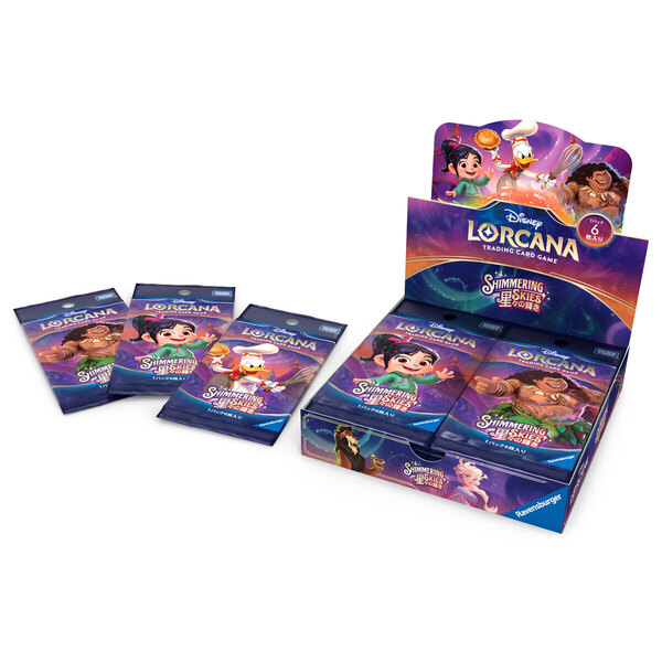 ディズニー・ロルカナ・TCG シュリンク付　5箱 初版BOX】ディズニー・ロルカナ・TCG 日本語版 ブースターパック